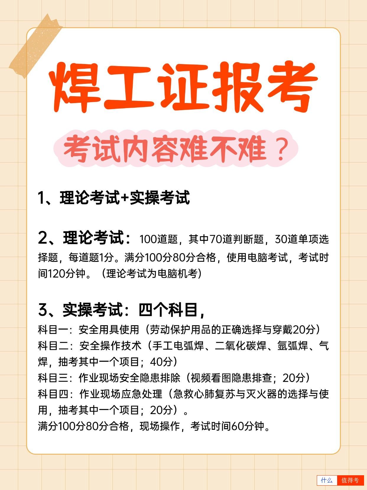 焊工证报考流程有哪些?考试难不难?-3