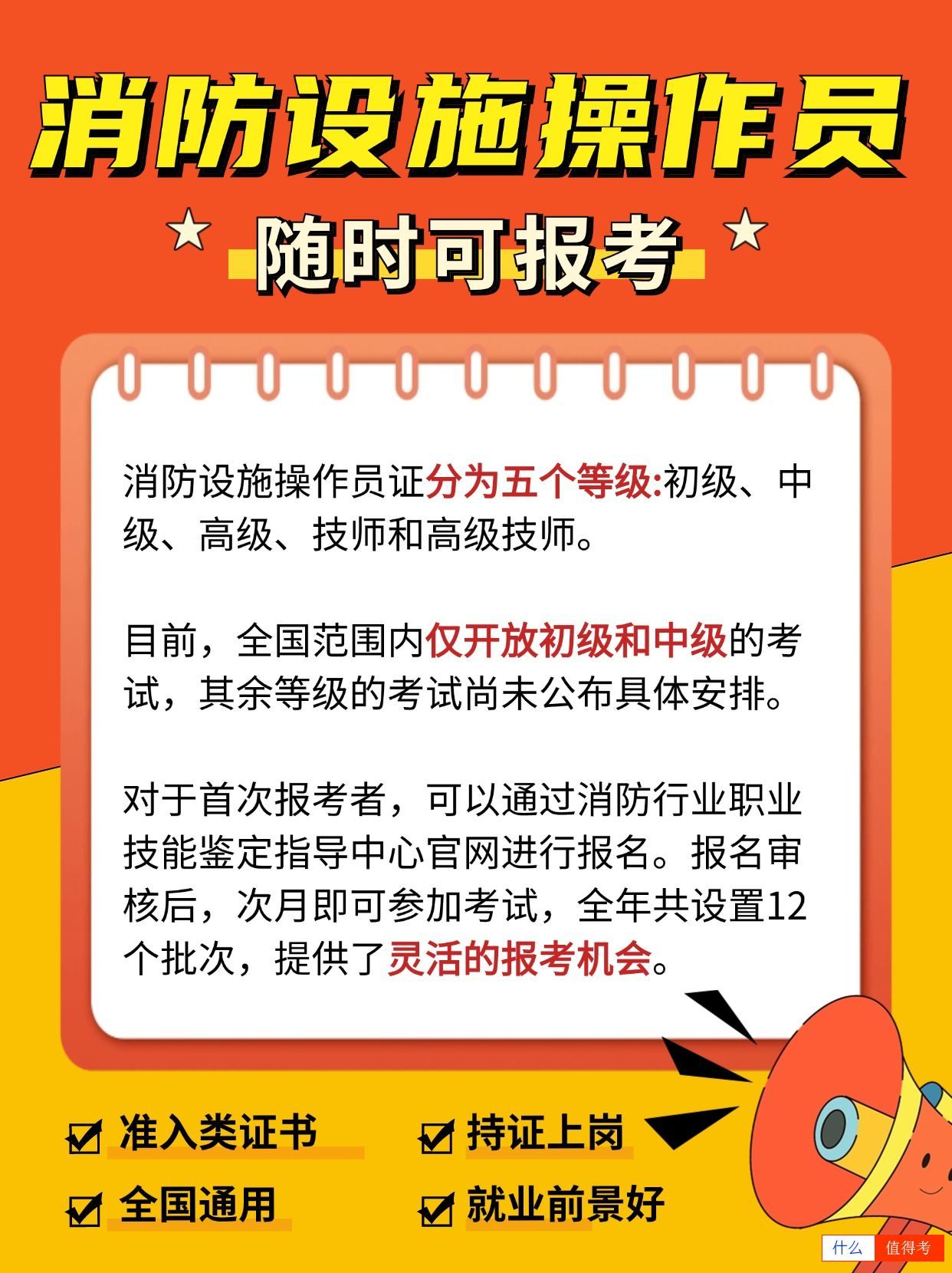 消防设施操作员证满足哪些要求可直接报考中级？-3