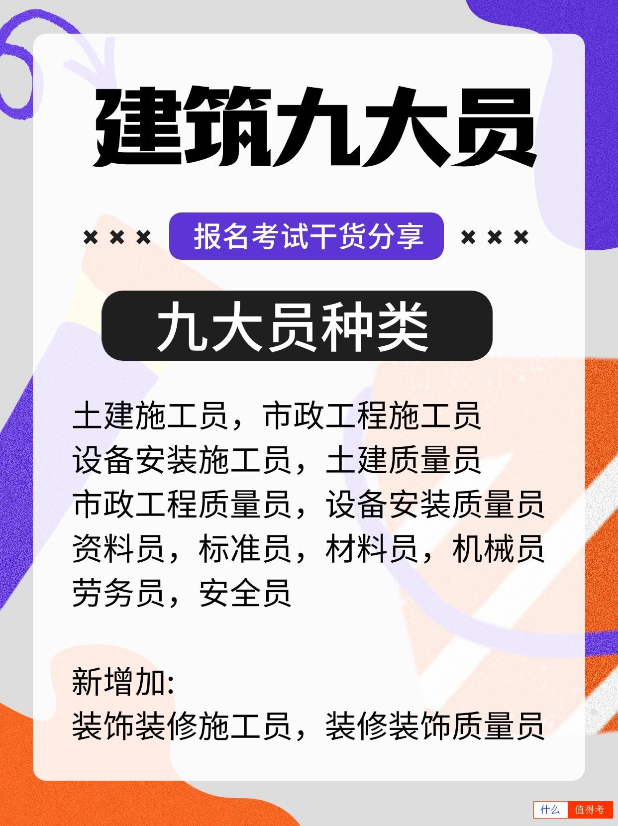 建筑九大员考试难不难？含金量如何？-3