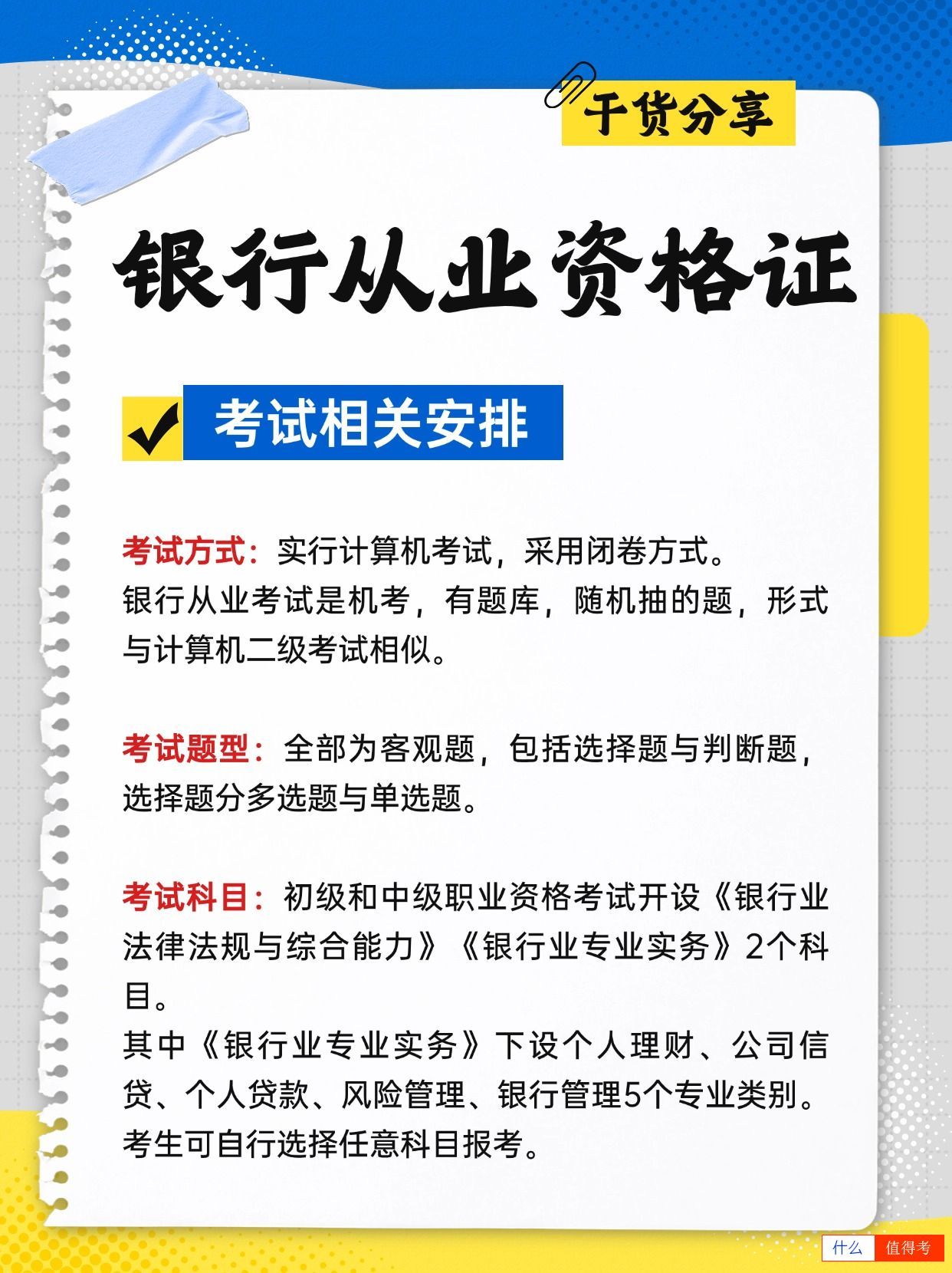银行从业资格证考试相关安排，怎么考？-2