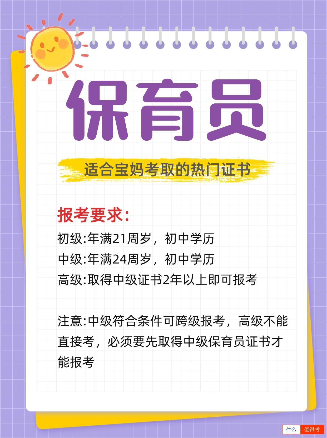 保育员证书该如何报考?哪些人值得报考?-1