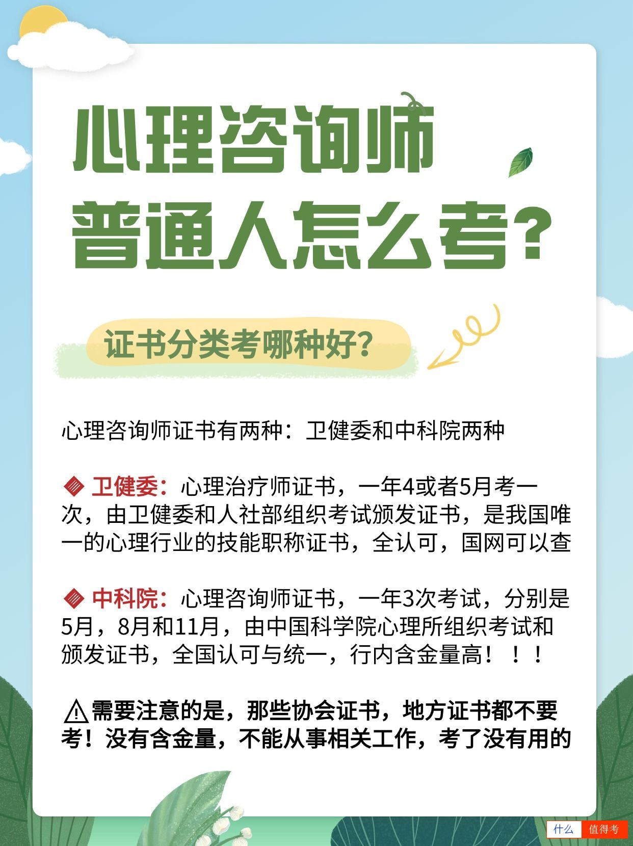 心理咨询师普通人怎么考？值得花钱报考吗？-3