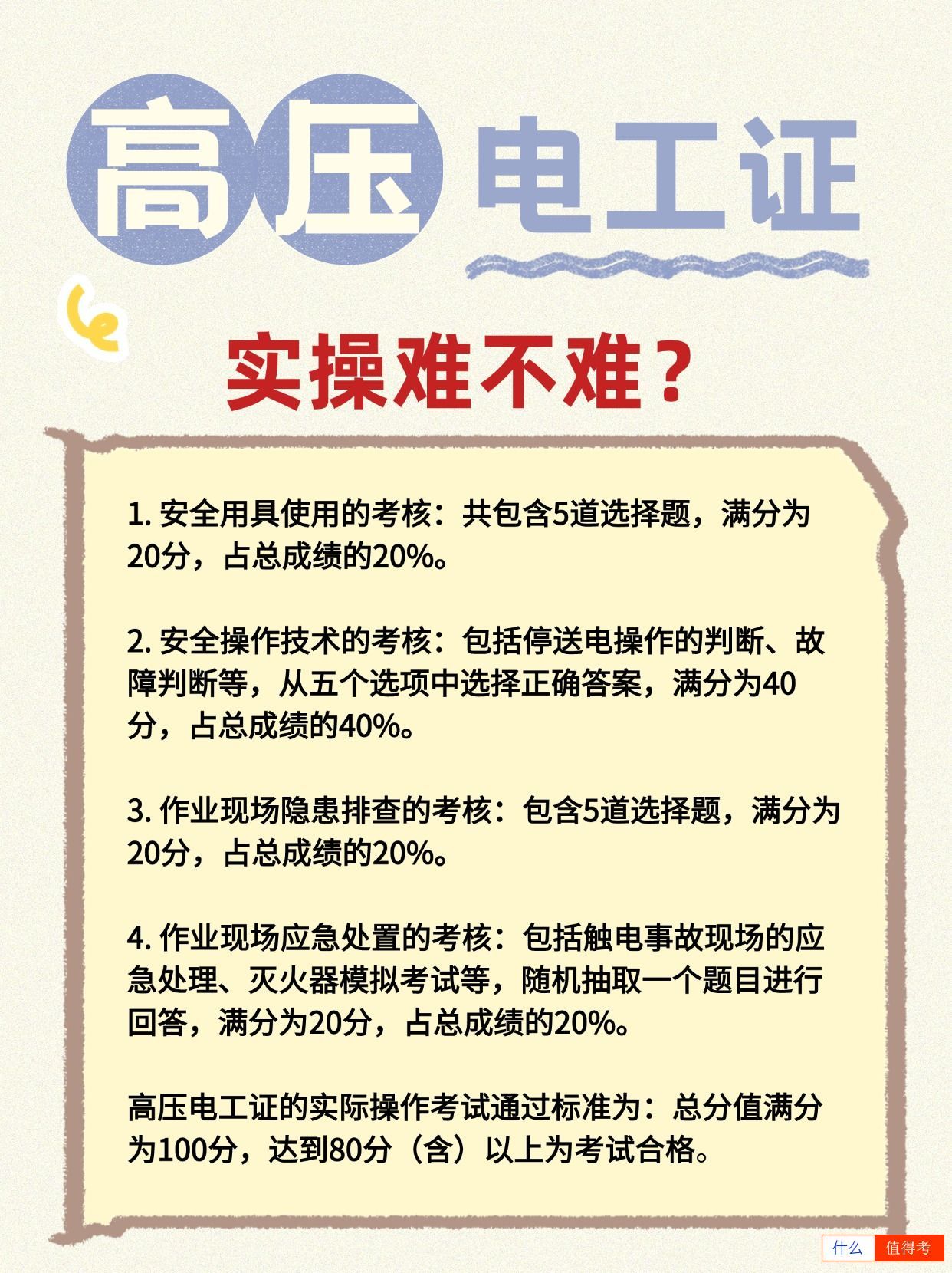 高压电工证实操考试有哪些?难不难考?-1