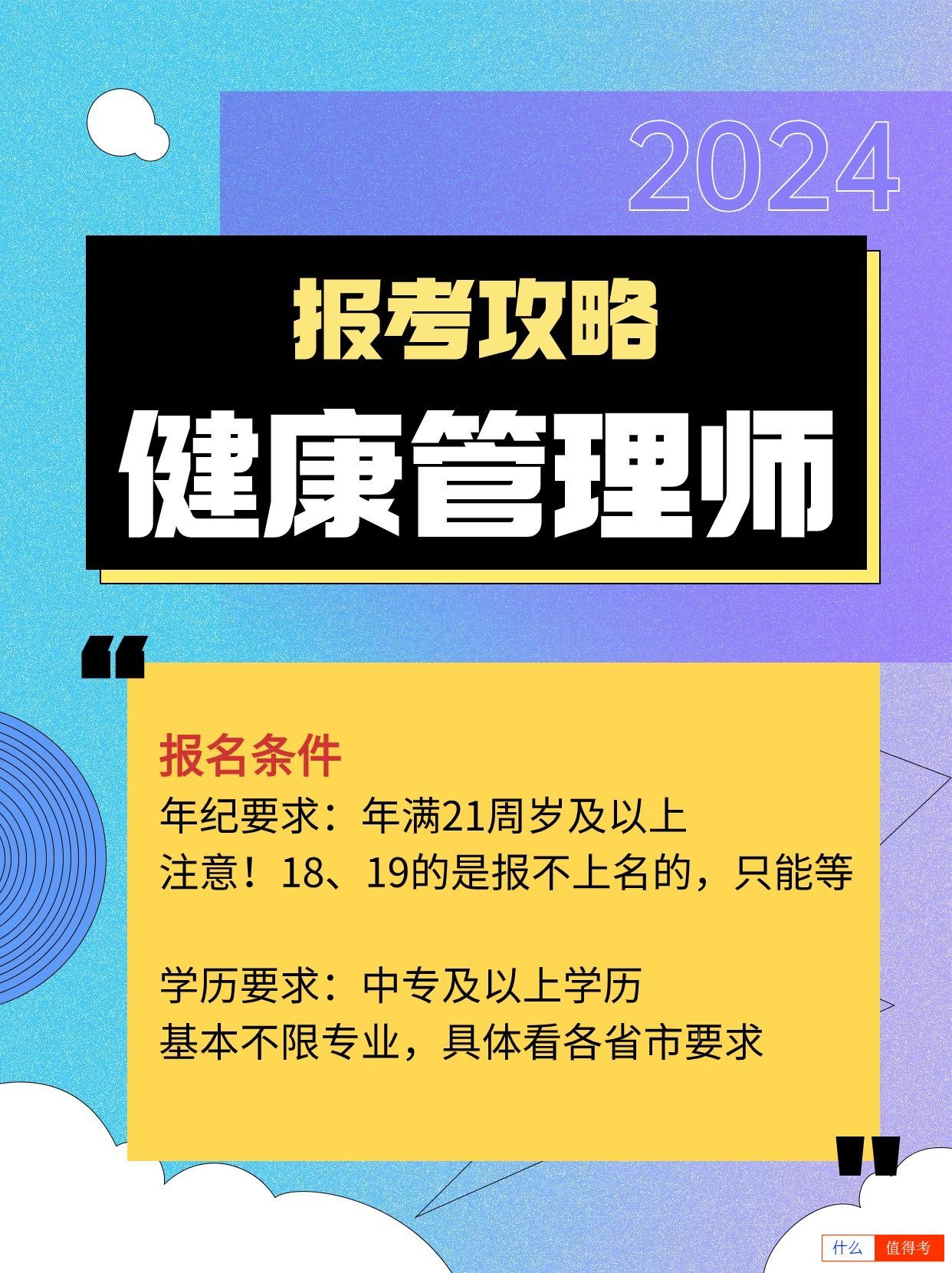 2024年的健康管理师报考攻略来啦!-1
