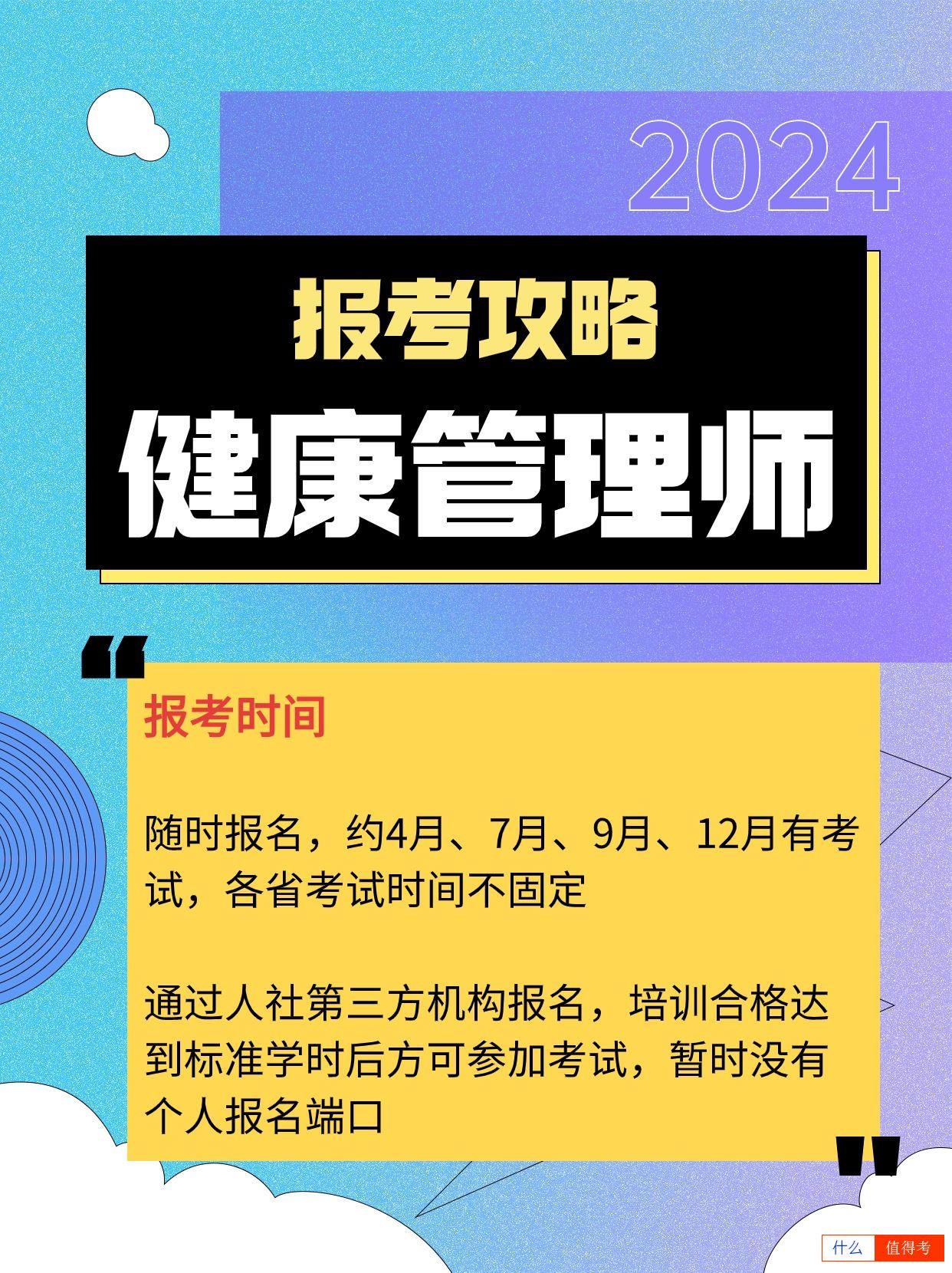 2024年的健康管理师报考攻略来啦!-2
