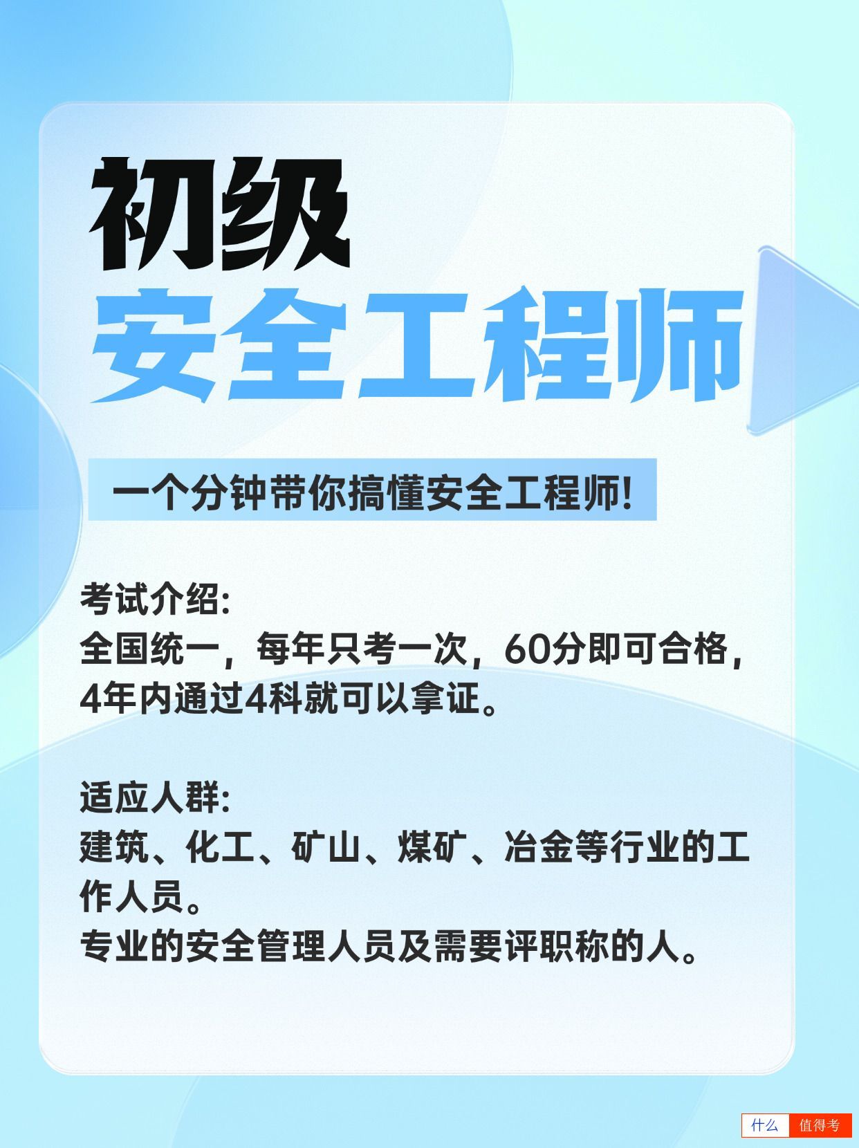 初级安全工程师报考年限多少？非专业能考吗？-3