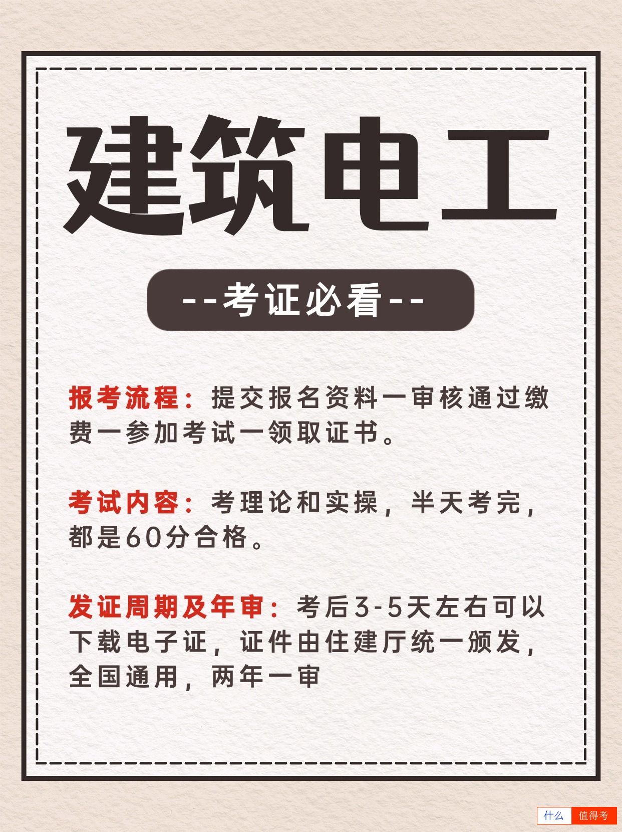 建筑电工考证报名流程,该怎么报考?-1