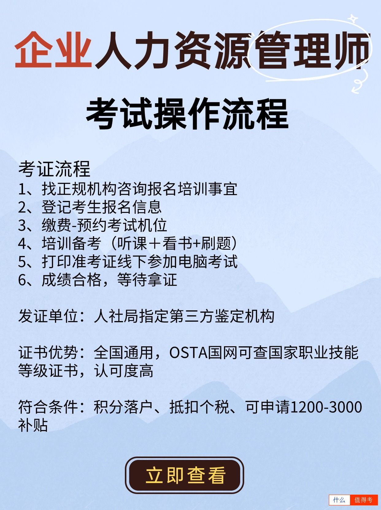 企业人力资源管理师考试操作流程公布-3