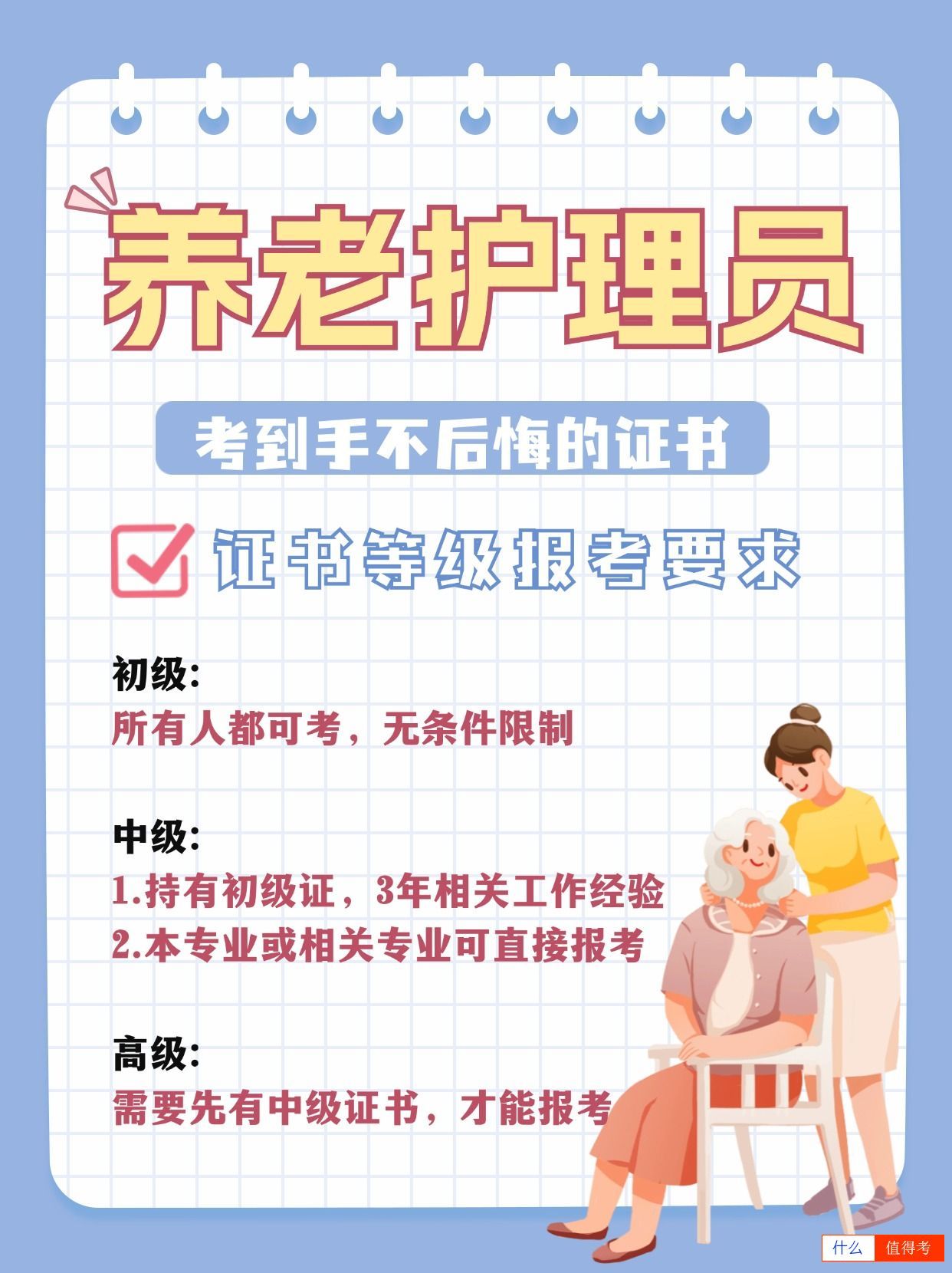 考养老护理员证前景好,值得报考证书之一!-1