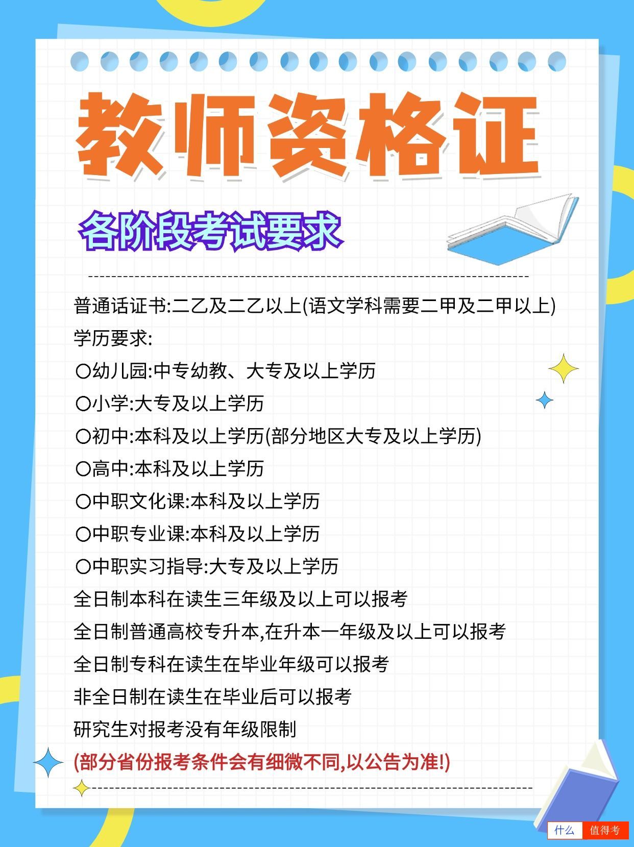 教师资格证普通人可以报考吗？有哪些要求？-3