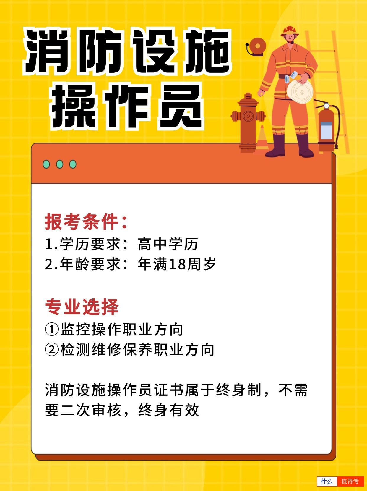 为什么很多人报考消防设施操作员证?值得考吗?-1
