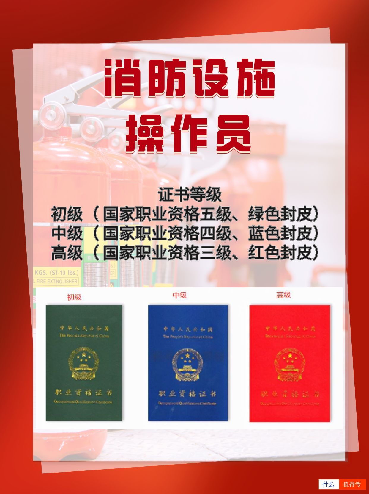 消防设施操作员考试内容？证书样本展示-3