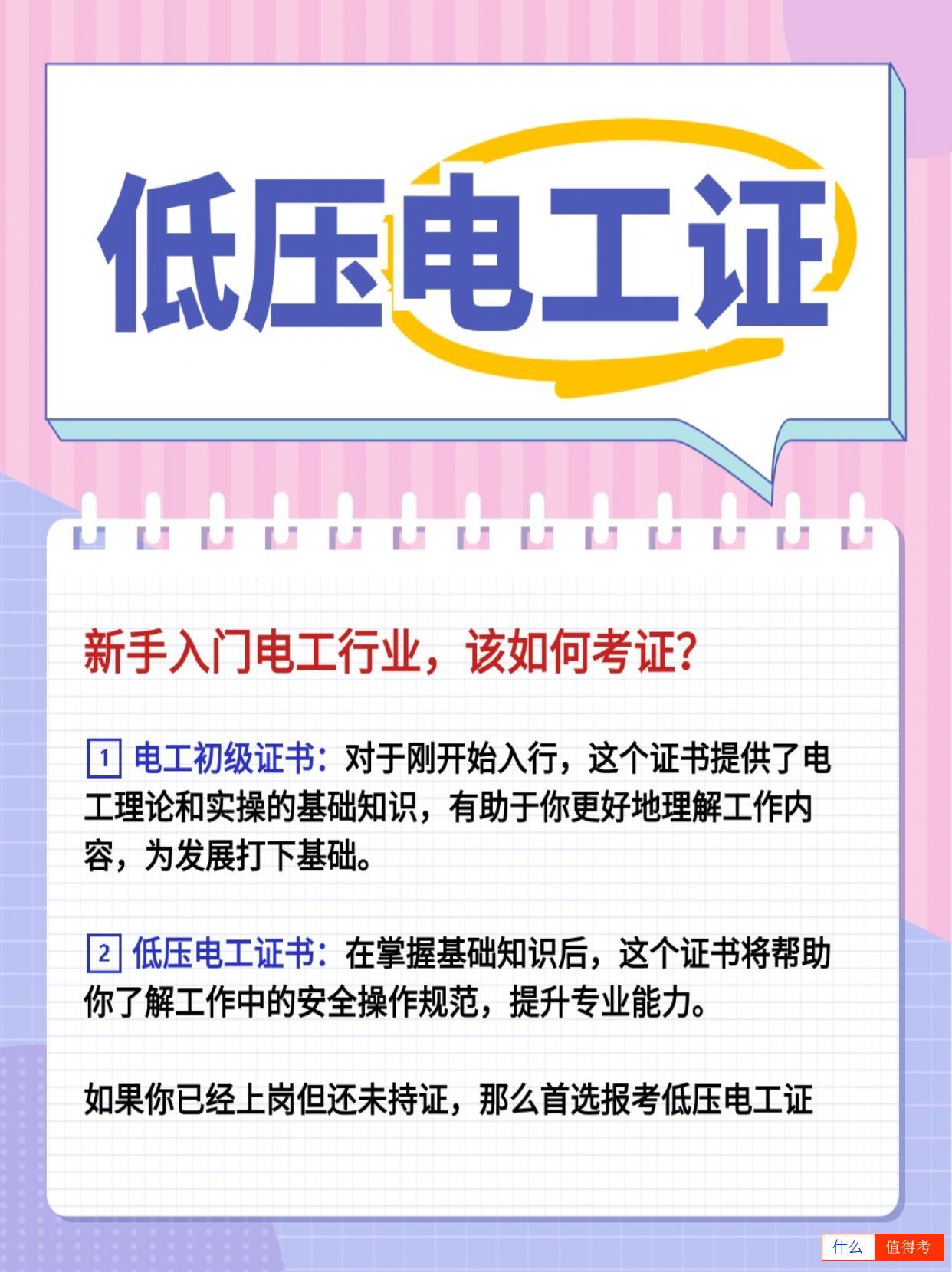 新手要入行,初级电工证和低压电工证怎么考?-2