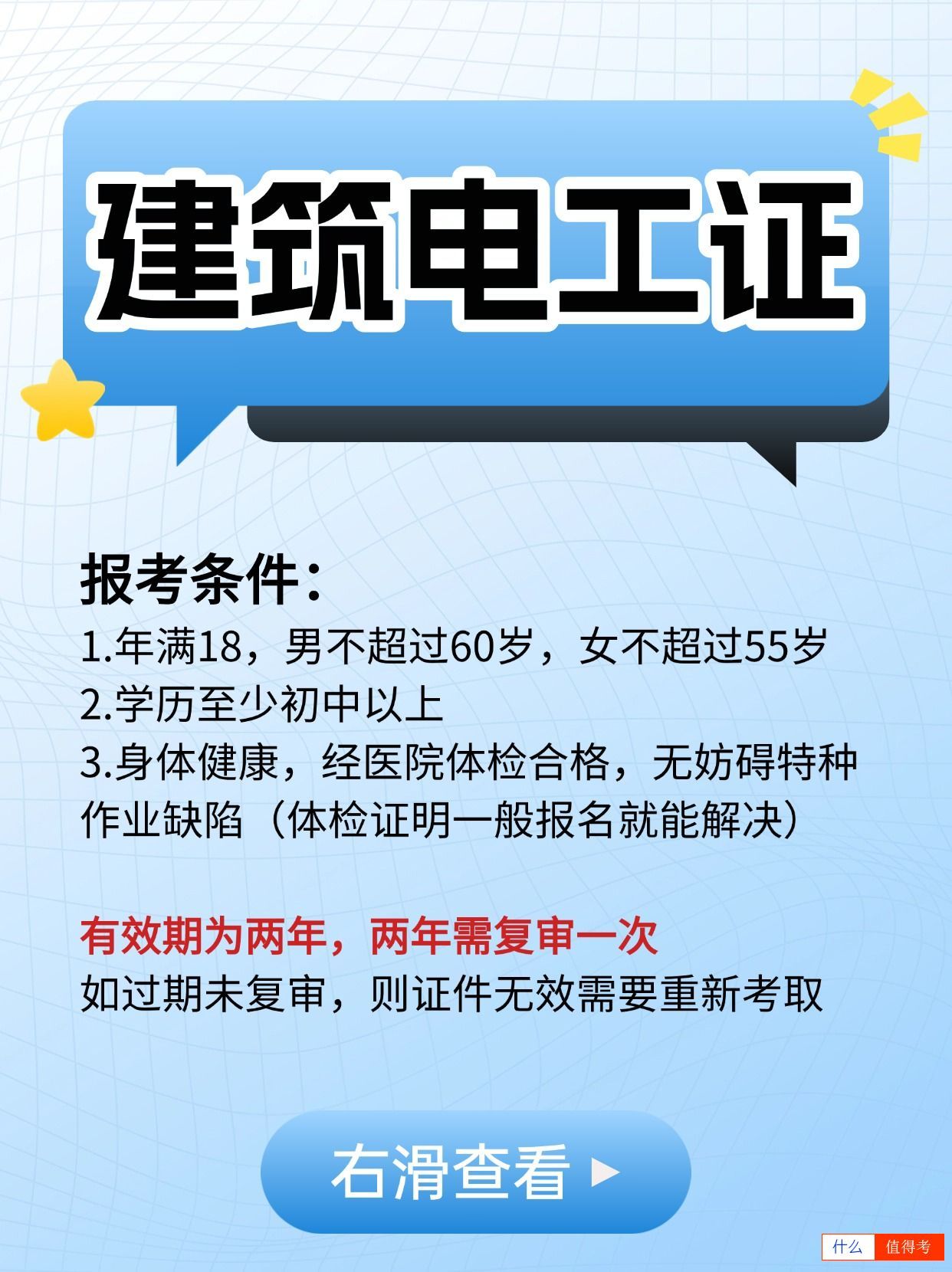 建筑电工证报考流程公布,有效期几年?-1
