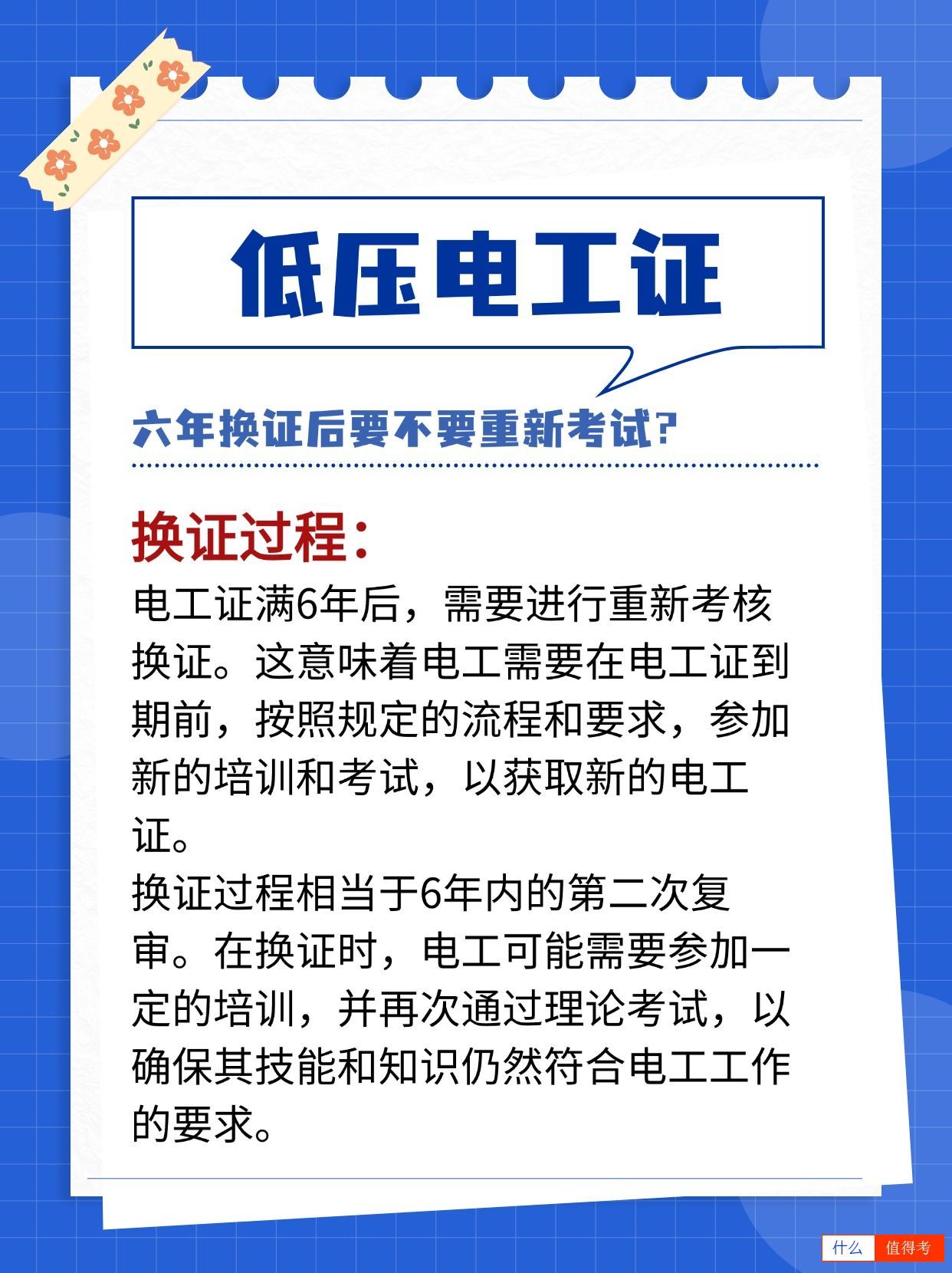 低压电工证6年换证需要重新考试吗?-2