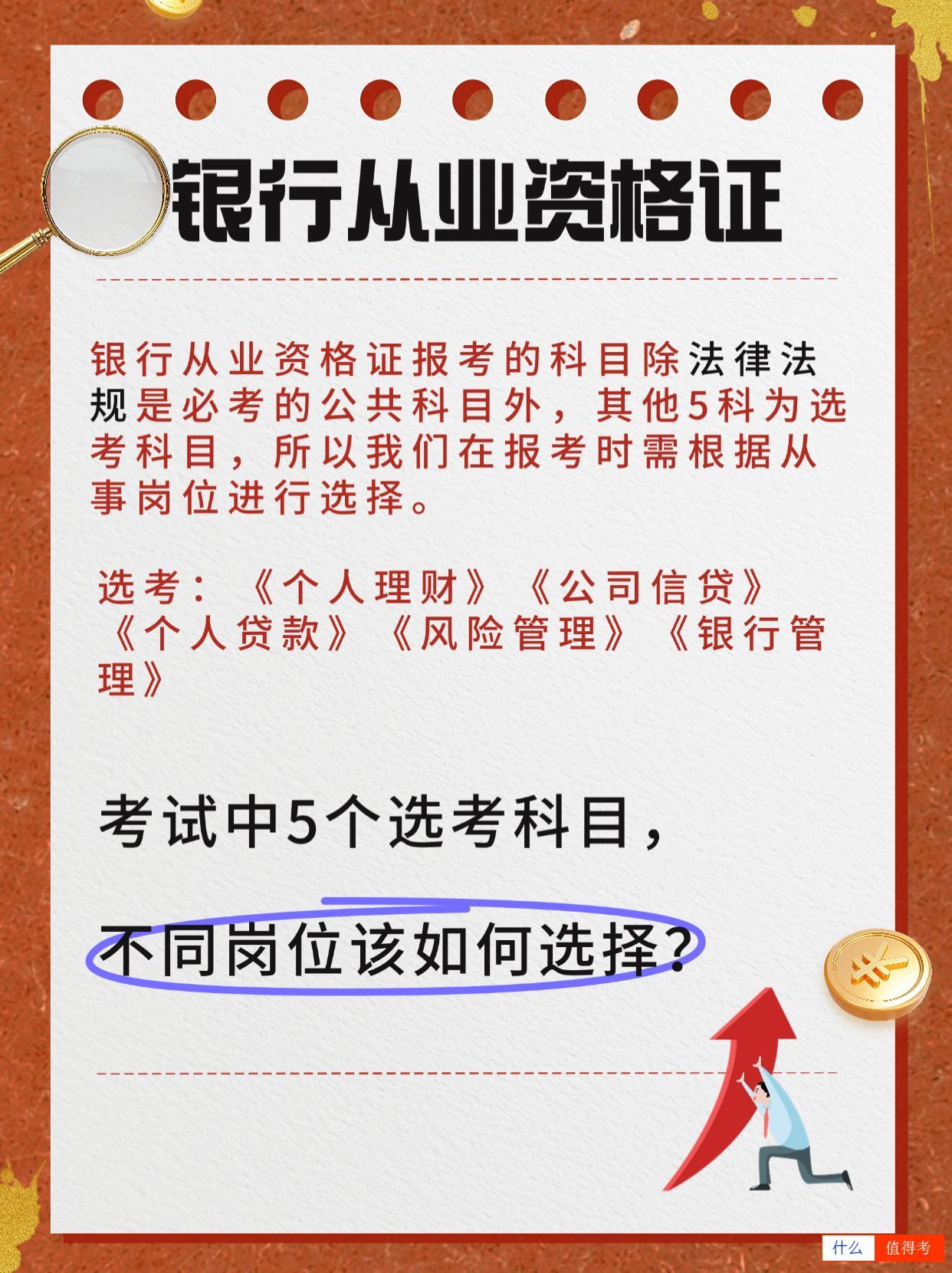 【银行从业资格证】科目选择指南!-1