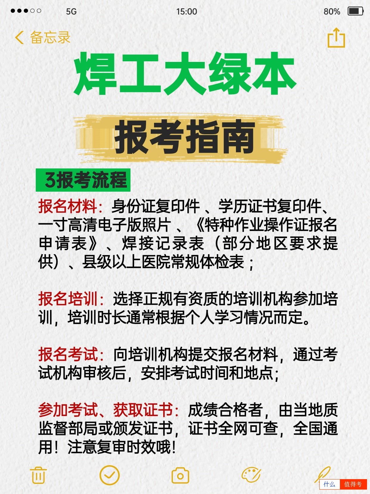 焊工证大绿本压力容器证报考指南-2