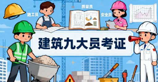 建筑九大员考证条件和要求，新手报考指南