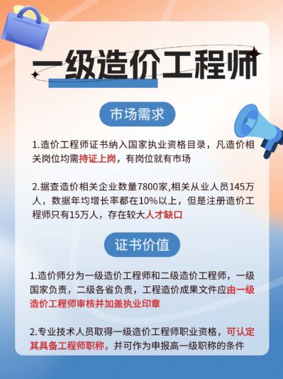 一级造价工程师改革，更好考？