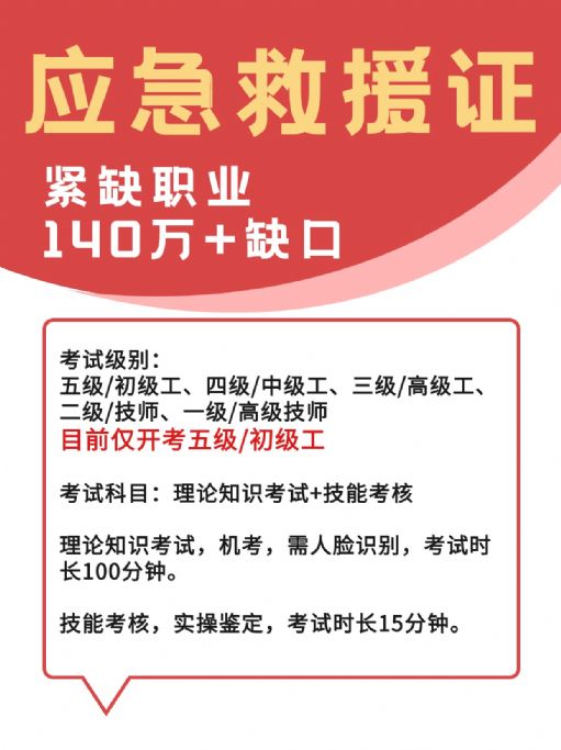应急救援员的职业缺口高达140万┼，怎么报考？