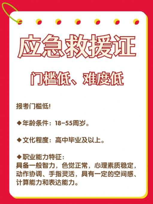 应急救援员证报考门槛低，那含金量如何呢？