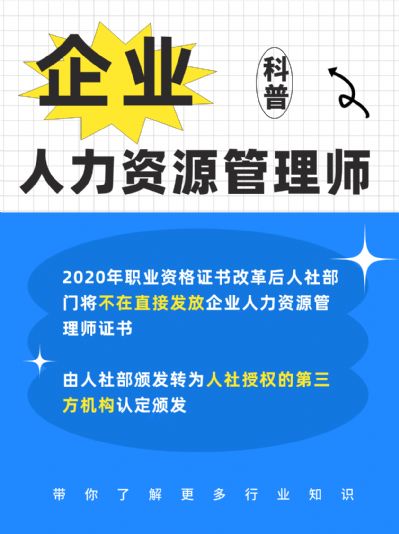 企业人力资源管理师证怎么报考？