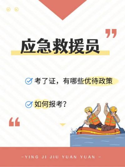 成为应急救援员，你准备好了吗？