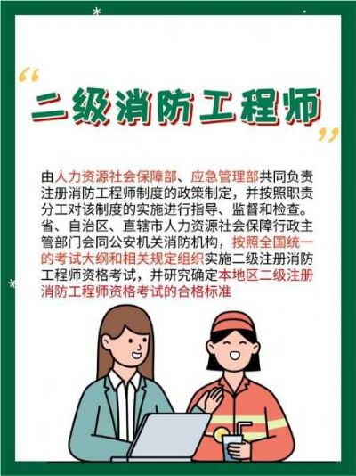 二级消防工程师考试介绍