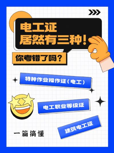 电工证居然有3种，你考错了吗？